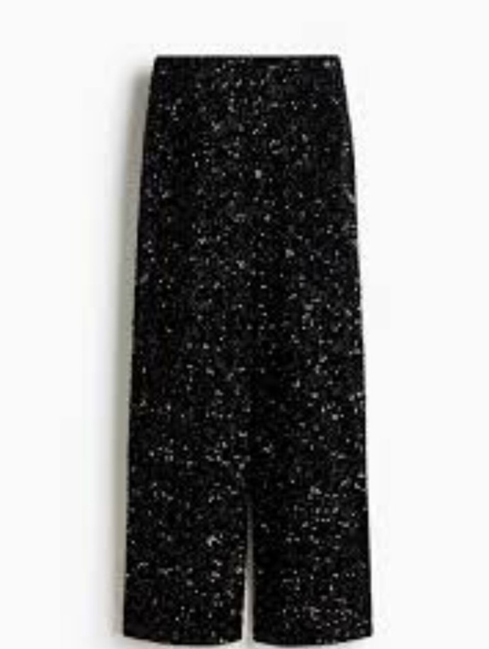 Women's H&M Black Sequin Pants Size Medium NWT